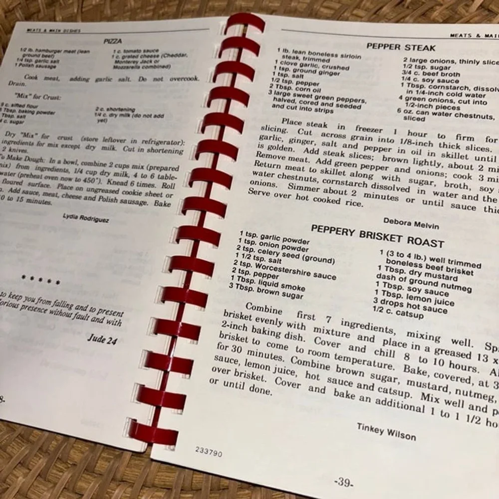 Not By Bread Alone, Vintage Spiral-Bound Cookbook